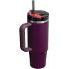 image:imageSTANLEY Quencher H20 Tumbler with Handle and Straw 30 oz  Flowstate 3Position Lid  Cup Holder Compatible for Travel  Insulated Stainless Steel Cup  BPAFree  Rose Quartz 20Plum