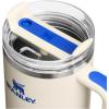 image:imageSTANLEY Quencher H20 Tumbler with Handle and Straw 30 oz  Flowstate 3Position Lid  Cup Holder Compatible for Travel  Insulated Stainless Steel Cup  BPAFree  Rose Quartz 20Oasis Cream Royal