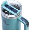 image:imageSTANLEY Quencher H20 Tumbler with Handle and Straw 30 oz  Flowstate 3Position Lid  Cup Holder Compatible for Travel  Insulated Stainless Steel Cup  BPAFree  Rose Quartz 20Agave