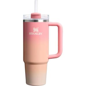 image:imageSTANLEY Quencher H20 Tumbler with Handle and Straw 30 oz  Flowstate 3Position Lid  Cup Holder Compatible for Travel  Insulated Stainless Steel Cup  BPAFree  Rose Quartz 20Pink Mesa Sunset