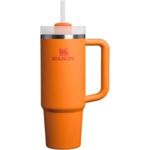 image:imageSTANLEY Quencher H20 Tumbler with Handle and Straw 30 oz  Flowstate 3Position Lid  Cup Holder Compatible for Travel  Insulated Stainless Steel Cup  BPAFree  Rose Quartz 20Goldenrod Coral