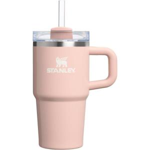image:imageSTANLEY Quencher H20 Tumbler with Handle and Straw 30 oz  Flowstate 3Position Lid  Cup Holder Compatible for Travel  Insulated Stainless Steel Cup  BPAFree  Rose Quartz 20Oasis Peach Whip Gloss