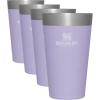 image:imageSTANLEY Adventure Stacking Beer Pint Glass 16oz  Stackable Drinking Cup for Cold Beverages  Dishwasher Safe  Insulated Stainless Steel Tumbler  BPAFree  Lavender16 Ounces Pack of 4