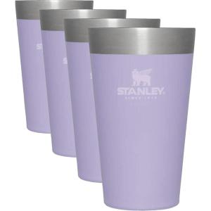image:imageSTANLEY Adventure Stacking Beer Pint Glass 16oz  Stackable Drinking Cup for Cold Beverages  Dishwasher Safe  Insulated Stainless Steel Tumbler  BPAFree  Lavender16 Ounces Pack of 4