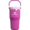 image:imageSTANLEY IceFlow 20 Flip Straw Tumbler with Handle 30 oz  Twist On Lid and Flip Up Straw  Leakproof Water Bottle  Insulated Stainless Steel  BPAFree  DaffodilDark Blossom