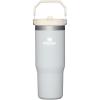 image:imageSTANLEY IceFlow 20 Flip Straw Tumbler with Handle 30 oz  Twist On Lid and Flip Up Straw  Leakproof Water Bottle  Insulated Stainless Steel  BPAFree  DaffodilCloud