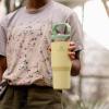 image:imageSTANLEY IceFlow 20 Flip Straw Tumbler with Handle 30 oz  Twist On Lid and Flip Up Straw  Leakproof Water Bottle  Insulated Stainless Steel  BPAFree  DaffodilCitron