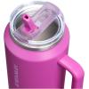 image:imageSTANLEY Quencher ProTour Flip Straw Tumbler with Leakproof Lid  BuiltIn Straw amp Handle  Cupholder Compatible for Travel  Insulated Stainless Steel Cup  BPAFreeDark Blossom