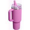 image:imageSTANLEY Quencher ProTour Flip Straw Tumbler with Leakproof Lid  BuiltIn Straw amp Handle  Cupholder Compatible for Travel  Insulated Stainless Steel Cup  BPAFreeDark Blossom