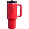 image:imageSTANLEY Quencher ProTour Flip Straw Tumbler with Leakproof Lid  BuiltIn Straw amp Handle  Cupholder Compatible for Travel  Insulated Stainless Steel Cup  BPAFreeChili Black