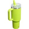 image:imageSTANLEY Quencher ProTour Flip Straw Tumbler with Leakproof Lid  BuiltIn Straw amp Handle  Cupholder Compatible for Travel  Insulated Stainless Steel Cup  BPAFreeChartreuse