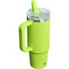 image:imageSTANLEY Quencher ProTour Flip Straw Tumbler with Leakproof Lid  BuiltIn Straw amp Handle  Cupholder Compatible for Travel  Insulated Stainless Steel Cup  BPAFreeChartreuse