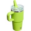 image:imageSTANLEY Quencher ProTour Flip Straw Tumbler with Leakproof Lid  BuiltIn Straw amp Handle  Cupholder Compatible for Travel  Insulated Stainless Steel Cup  BPAFreeChartreuse