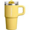 image:imageSTANLEY Quencher ProTour Flip Straw Tumbler with Leakproof Lid  BuiltIn Straw amp Handle  Cupholder Compatible for Travel  Insulated Stainless Steel Cup  BPAFreeDaffodil
