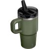 image:imageSTANLEY Quencher ProTour Flip Straw Tumbler with Leakproof Lid  BuiltIn Straw amp Handle  Cupholder Compatible for Travel  Insulated Stainless Steel Cup  BPAFreeDried Pine