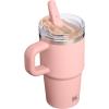 image:imageSTANLEY Quencher ProTour Flip Straw Tumbler with Leakproof Lid  BuiltIn Straw amp Handle  Cupholder Compatible for Travel  Insulated Stainless Steel Cup  BPAFreePeach Rose