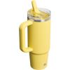 image:imageSTANLEY Quencher ProTour Flip Straw Tumbler with Leakproof Lid  BuiltIn Straw amp Handle  Cupholder Compatible for Travel  Insulated Stainless Steel Cup  BPAFreeDaffodil