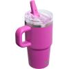 image:imageSTANLEY Quencher ProTour Flip Straw Tumbler with Leakproof Lid  BuiltIn Straw amp Handle  Cupholder Compatible for Travel  Insulated Stainless Steel Cup  BPAFreeDark Blossom