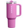 image:imageSTANLEY Quencher ProTour Flip Straw Tumbler with Leakproof Lid  BuiltIn Straw amp Handle  Cupholder Compatible for Travel  Insulated Stainless Steel Cup  BPAFreeDark Blossom