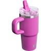 image:imageSTANLEY Quencher ProTour Flip Straw Tumbler with Leakproof Lid  BuiltIn Straw amp Handle  Cupholder Compatible for Travel  Insulated Stainless Steel Cup  BPAFreeDark Blossom