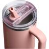 image:imageSTANLEY Quencher ProTour Flip Straw Tumbler with Leakproof Lid  BuiltIn Straw amp Handle  Cupholder Compatible for Travel  Insulated Stainless Steel Cup  BPAFreePeach Rose