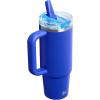 image:imageSTANLEY Quencher ProTour Flip Straw Tumbler with Leakproof Lid  BuiltIn Straw amp Handle  Cupholder Compatible for Travel  Insulated Stainless Steel Cup  BPAFreeCobalt