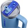 image:imageSTANLEY Quencher ProTour Flip Straw Tumbler with Leakproof Lid  BuiltIn Straw amp Handle  Cupholder Compatible for Travel  Insulated Stainless Steel Cup  BPAFreeBlue Sky