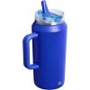 image:imageSTANLEY Quencher ProTour Flip Straw Tumbler with Leakproof Lid  BuiltIn Straw amp Handle  Cupholder Compatible for Travel  Insulated Stainless Steel Cup  BPAFreeCobalt