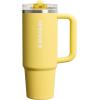 image:imageSTANLEY Quencher ProTour Flip Straw Tumbler with Leakproof Lid  BuiltIn Straw amp Handle  Cupholder Compatible for Travel  Insulated Stainless Steel Cup  BPAFreeDaffodil