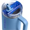 image:imageSTANLEY Quencher ProTour Flip Straw Tumbler with Leakproof Lid  BuiltIn Straw amp Handle  Cupholder Compatible for Travel  Insulated Stainless Steel Cup  BPAFreeBlue Sky
