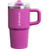 image:imageSTANLEY Quencher ProTour Flip Straw Tumbler with Leakproof Lid  BuiltIn Straw amp Handle  Cupholder Compatible for Travel  Insulated Stainless Steel Cup  BPAFreeDark Blossom