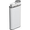 image:imageStanley Classic Easy Fill Wide Mouth Flask 8 oz  Leakproof Hip Flask  Hinge Connected Never Lose Cap  Insulated Stainless Steel Liquor Container  BPAFree  Hammertone FrostHammertone Frost