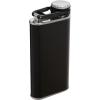 image:imageStanley Classic Easy Fill Wide Mouth Flask 8 oz  Leakproof Hip Flask  Hinge Connected Never Lose Cap  Insulated Stainless Steel Liquor Container  BPAFree  Hammertone FrostHammertone Black