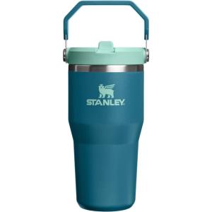 image:imageSTANLEY IceFlow 20 Flip Straw Tumbler with Handle 30 oz  Twist On Lid and Flip Up Straw  Leakproof Water Bottle  Insulated Stainless Steel  BPAFree  DaffodilCoastal Teal