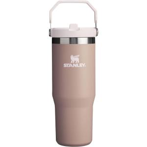 image:imageSTANLEY IceFlow 20 Flip Straw Tumbler with Handle 30 oz  Twist On Lid and Flip Up Straw  Leakproof Water Bottle  Insulated Stainless Steel  BPAFree  DaffodilAlmond Rose