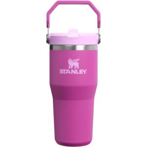 image:imageSTANLEY IceFlow 20 Flip Straw Tumbler with Handle 30 oz  Twist On Lid and Flip Up Straw  Leakproof Water Bottle  Insulated Stainless Steel  BPAFree  DaffodilDark Blossom