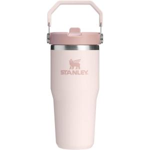 image:imageSTANLEY IceFlow 20 Flip Straw Tumbler with Handle 30 oz  Twist On Lid and Flip Up Straw  Leakproof Water Bottle  Insulated Stainless Steel  BPAFree  DaffodilRose Quartz