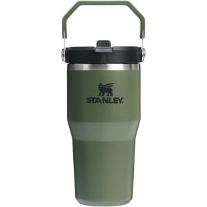 image:imageSTANLEY IceFlow 20 Flip Straw Tumbler with Handle 30 oz  Twist On Lid and Flip Up Straw  Leakproof Water Bottle  Insulated Stainless Steel  BPAFree  DaffodilDried Pine