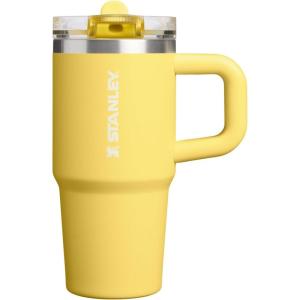 image:imageSTANLEY Quencher ProTour Flip Straw Tumbler with Leakproof Lid  BuiltIn Straw amp Handle  Cupholder Compatible for Travel  Insulated Stainless Steel Cup  BPAFreeDaffodil