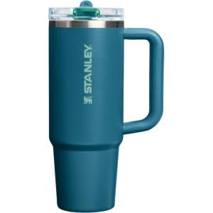 image:imageSTANLEY Quencher ProTour Flip Straw Tumbler with Leakproof Lid  BuiltIn Straw amp Handle  Cupholder Compatible for Travel  Insulated Stainless Steel Cup  BPAFreeCoastal Teal