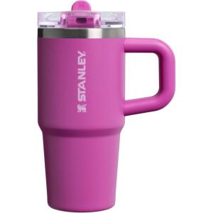 image:imageSTANLEY Quencher ProTour Flip Straw Tumbler with Leakproof Lid  BuiltIn Straw amp Handle  Cupholder Compatible for Travel  Insulated Stainless Steel Cup  BPAFreeDark Blossom