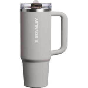 image:imageSTANLEY Quencher ProTour Flip Straw Tumbler with Leakproof Lid  BuiltIn Straw amp Handle  Cupholder Compatible for Travel  Insulated Stainless Steel Cup  BPAFreeAsh