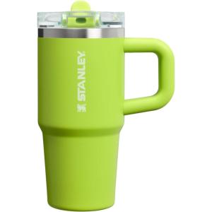 image:imageSTANLEY Quencher ProTour Flip Straw Tumbler with Leakproof Lid  BuiltIn Straw amp Handle  Cupholder Compatible for Travel  Insulated Stainless Steel Cup  BPAFreeChartreuse