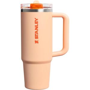 image:imageSTANLEY Quencher ProTour Flip Straw Tumbler with Leakproof Lid  BuiltIn Straw amp Handle  Cupholder Compatible for Travel  Insulated Stainless Steel Cup  BPAFreeOrange Sherbet