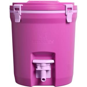 image:imageStanley Adventure Fast Flow Water Jug 2 Gallon  Leakproof Ice Water Dispenser  Insulated Beverage Cooler  Easy Pour Spigot and Latched Foam Lid  BPAFreeDark Blossom