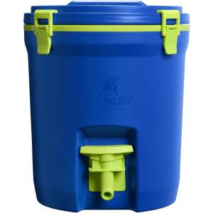 image:imageStanley Adventure Fast Flow Water Jug 2 Gallon  Leakproof Ice Water Dispenser  Insulated Beverage Cooler  Easy Pour Spigot and Latched Foam Lid  BPAFreeCobalt Chartreuse