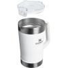 image:imageStanley StayChill Pitcher 64 oz  Cold Water Beer and Drink Pitcher with Lid  Large Capacity Durable Beverage Container with Handle  Insulated Stainless Steel  BPAFree  Frost