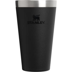 image:imageSTANLEY Adventure Stacking Beer Pint Glass 16oz  Stackable Drinking Cup for Cold Beverages  Dishwasher Safe  Insulated Stainless Steel Tumbler  BPAFree  Black 20