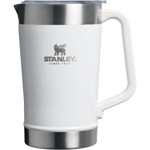 image:imageStanley StayChill Pitcher 64 oz  Cold Water Beer and Drink Pitcher with Lid  Large Capacity Durable Beverage Container with Handle  Insulated Stainless Steel  BPAFree  Frost