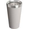 image:imageSTANLEY Adventure Stacking Beer Pint Glass  Stackable Drinking Cup for Cold Beverages  Dishwasher Safe  Insulated Stainless Steel Tumbler  BPAFreeAsh